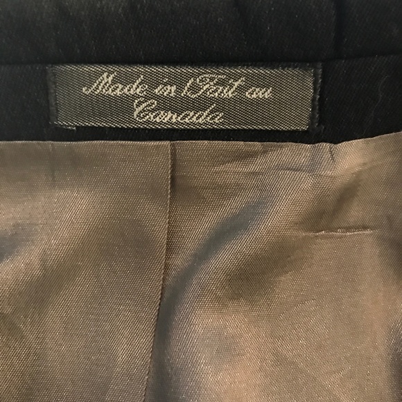 WM. H. LEISHMAN MEN'S BLACK WOOL SUIT SIZE 46L - Picture 13 of 14